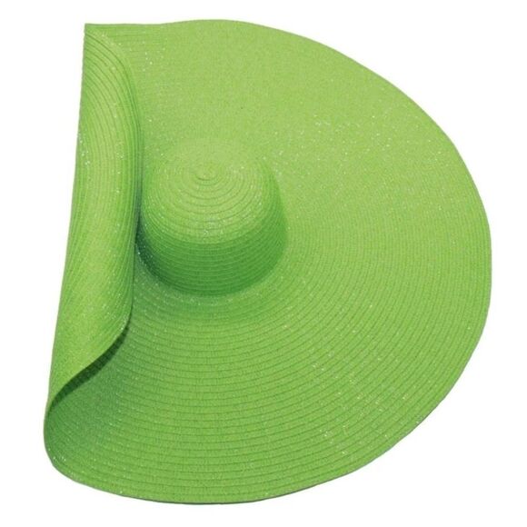 Oversized Floppy Straw Hat Available in 8 Colors main image 7